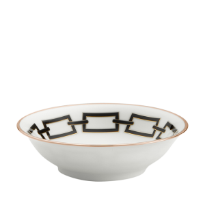 Ginori Catene Black Fruit Bowl - 5.5" / Set 4